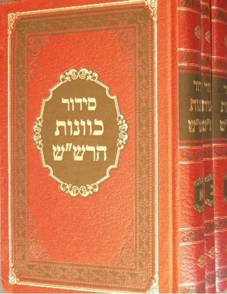 סידור כוונות הרש"ש