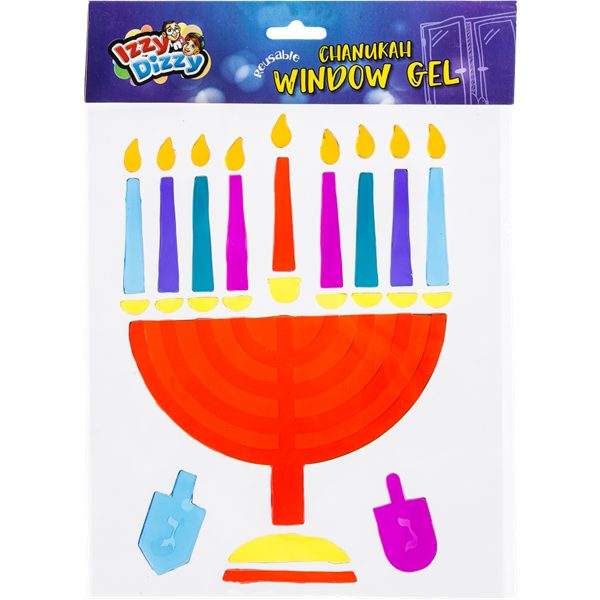 מדבקה ג'ל לחלון - מנורה