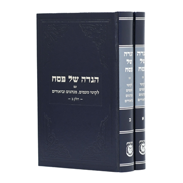 0	הגדה של פסח עם ליקוטי טעמים ומנהגים וביאורים