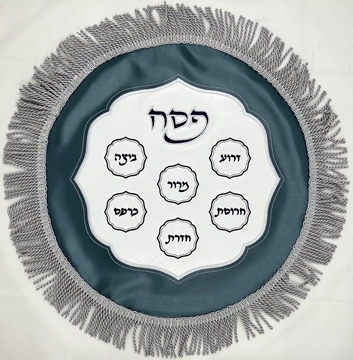 כיסוי לשלוש מצות - קערת ליל הסדר - דמוי עור יוקרתי
