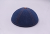 תמונה של כיפת יודאיקה דמוי ג'ינס כחול כהה